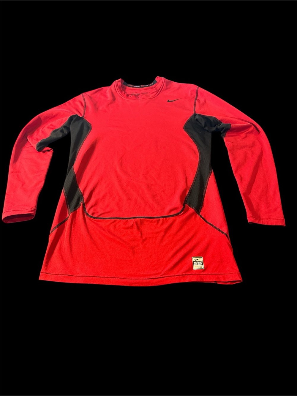 MEN’S NIKE PRO COMBAT HYPERWARM DRI-FIT MAX LONG SLEEVE PERFORMANCE SHIRT XXL